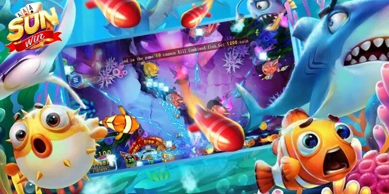 Các sinh vật biển xuất hiện trong game cũng đa dạng 