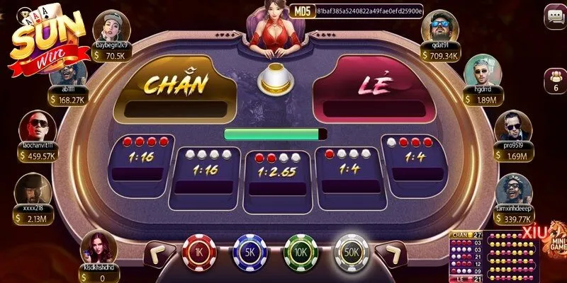 Thực hiện đặt cược vào các cửa được cung cấp 