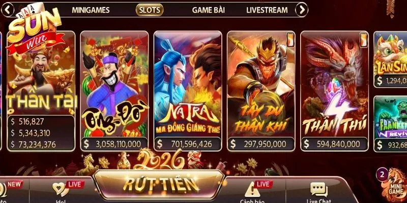 Nổ hũ Sunwin là trò chơi quay thưởng (slot game) trực tuyến