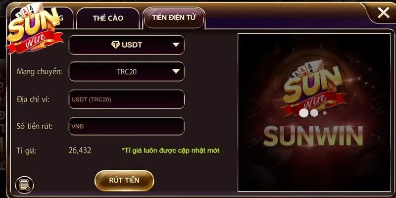 Kiểm tra lại số dư rồi nhấp mục “Rút tiền” đúng theo hướng dẫn